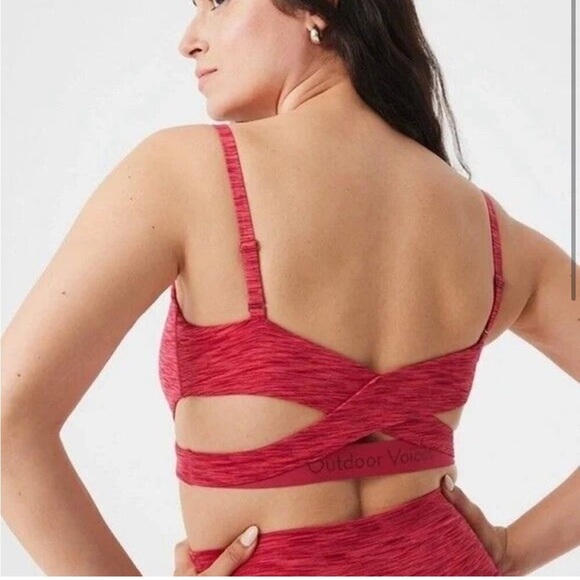 NWT Outdoor Voices Flow Low Coverage Sports Bra - Picture 7 of 7